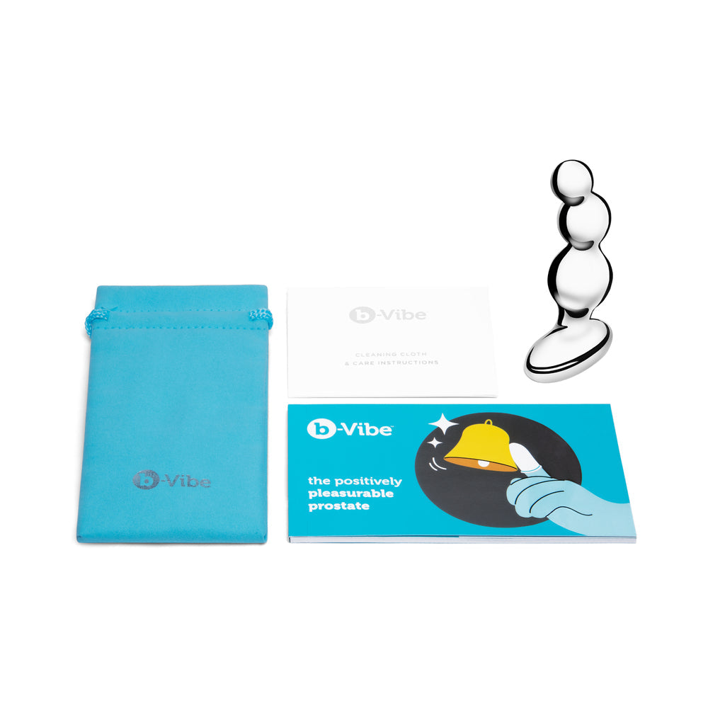 b-Vibe Stainless Steel Anal Beads - Fantasies Boutique