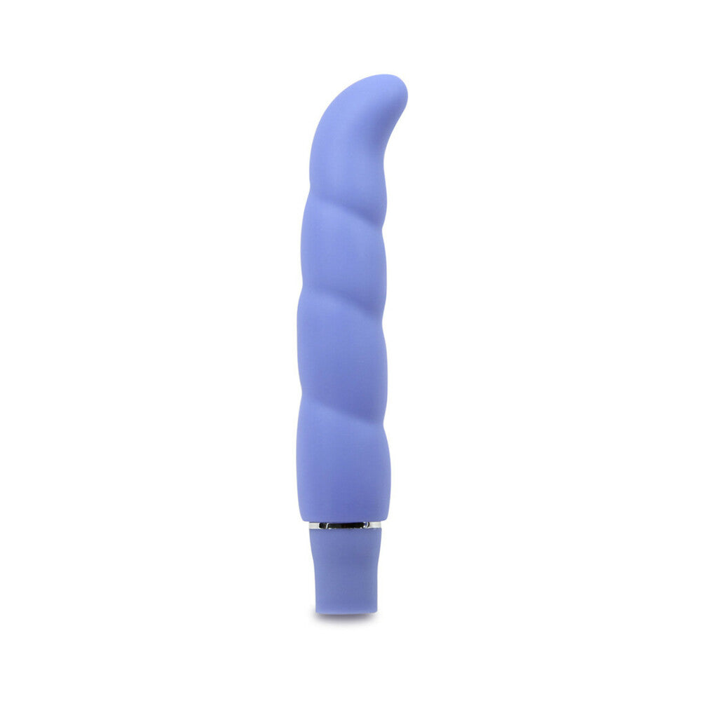 Blush Luxe Purity G Silicone Slimline G-Spot Vibrator Periwinkle - Fantasies Boutique