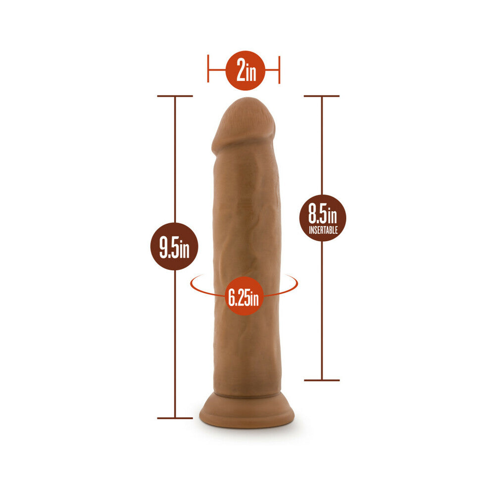 Dr. Skin Realistic 9.5 in. Dildo Tan - Fantasies Boutique