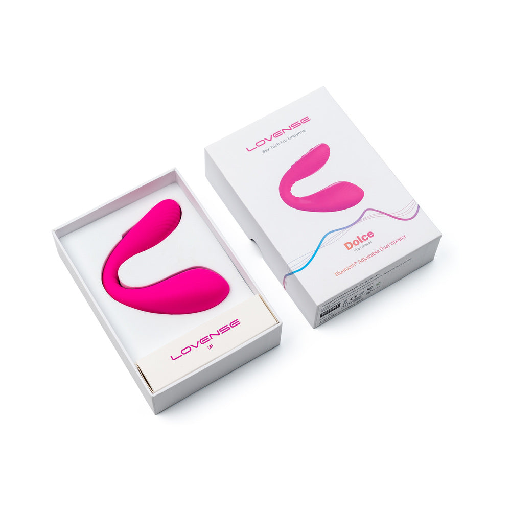 Lovense Dolce Bluetooth Adjustable Dual Vibrator - Fantasies Boutique