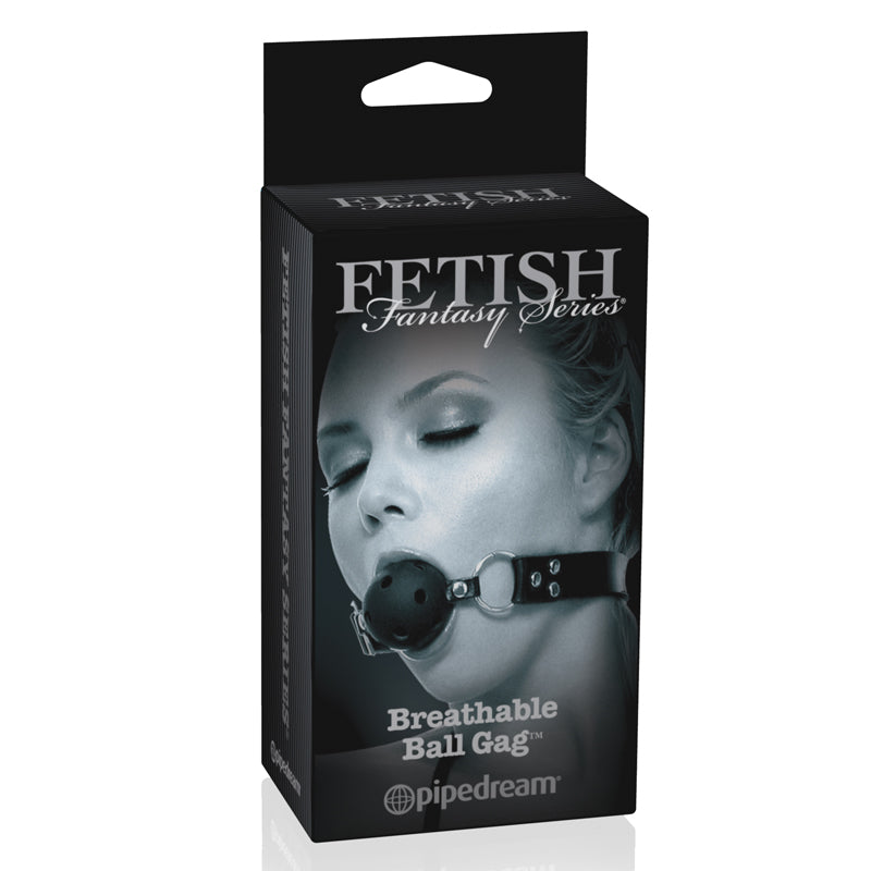 Fetish Fantasy Series Limited Edition Adjustable Breathable Ball Gag Black - Fantasies Boutique