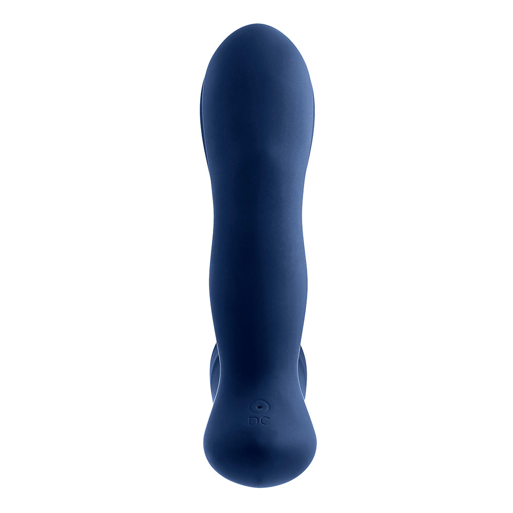 Playboy Pleasure Pleaser Warming Vibrating Prostate Massager Deep Ocean - Fantasies Boutique