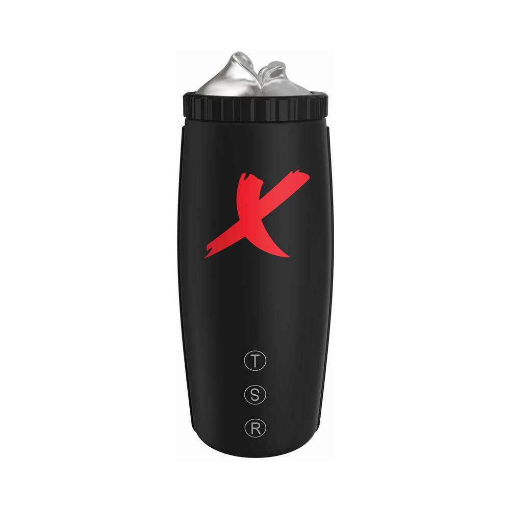 PDX Elite Moto-Bator Thrusting Suction Masturbator Clear/Black - Fantasies Boutique