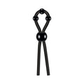 Zero Tolerance Ultimate Silicone Lasso Adjustable Cockring Black - Fantasies Boutique