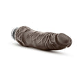 Dr. Skin Vibe 7 Realistic 8.5 in. Vibrating Dildo Brown - Fantasies Boutique