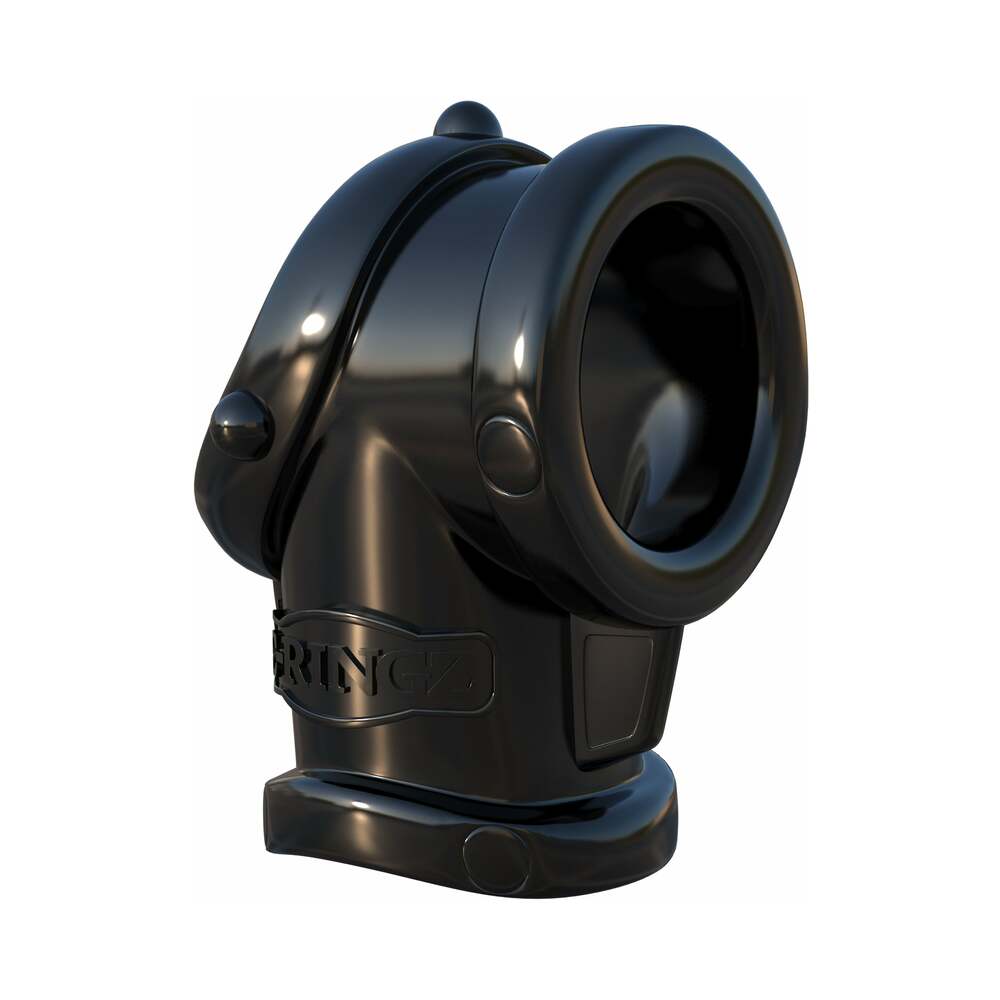 Fantasy C-Ringz Cock Pipe With Ball Stretcher Sling Black - Fantasies Boutique