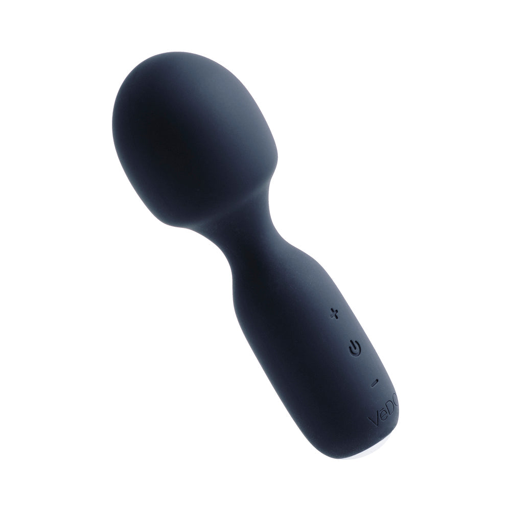 Vedo Wini Rechargeable Mini Wand Just Black - Fantasies Boutique