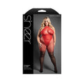 Fantasy Lingerie Sheer Eternal Flame Crotchless Ombré Bodystocking Queen Size