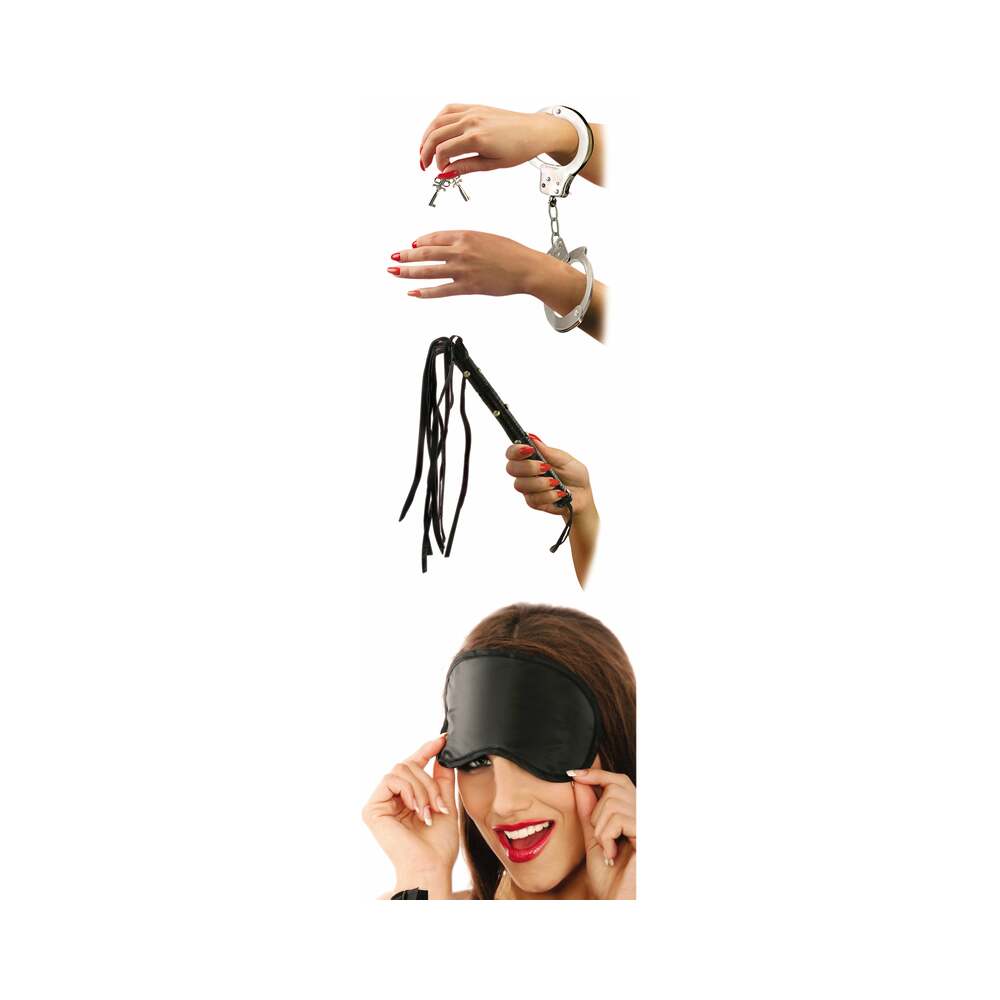 Fetish Fantasy Series 3-Piece Lover's Fantasy Series Kit Black - Fantasies Boutique