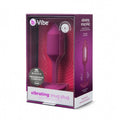 b-Vibe Vibrating Snug Plug 2 Rechargeable Weighted Silicone Anal Plug Rose - Fantasies Boutique