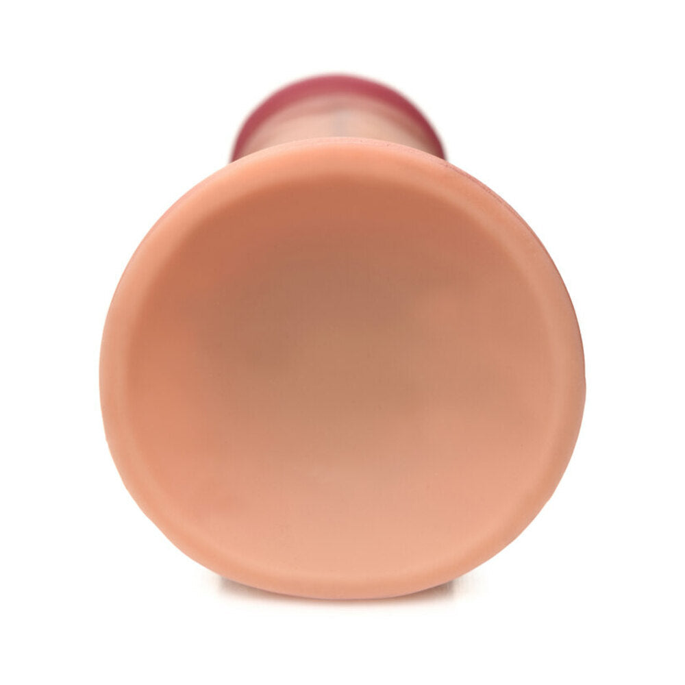 Curve Toys Jock Dual Density 6 in. Silicone Dildo with Suction Cup Light - Fantasies Boutique