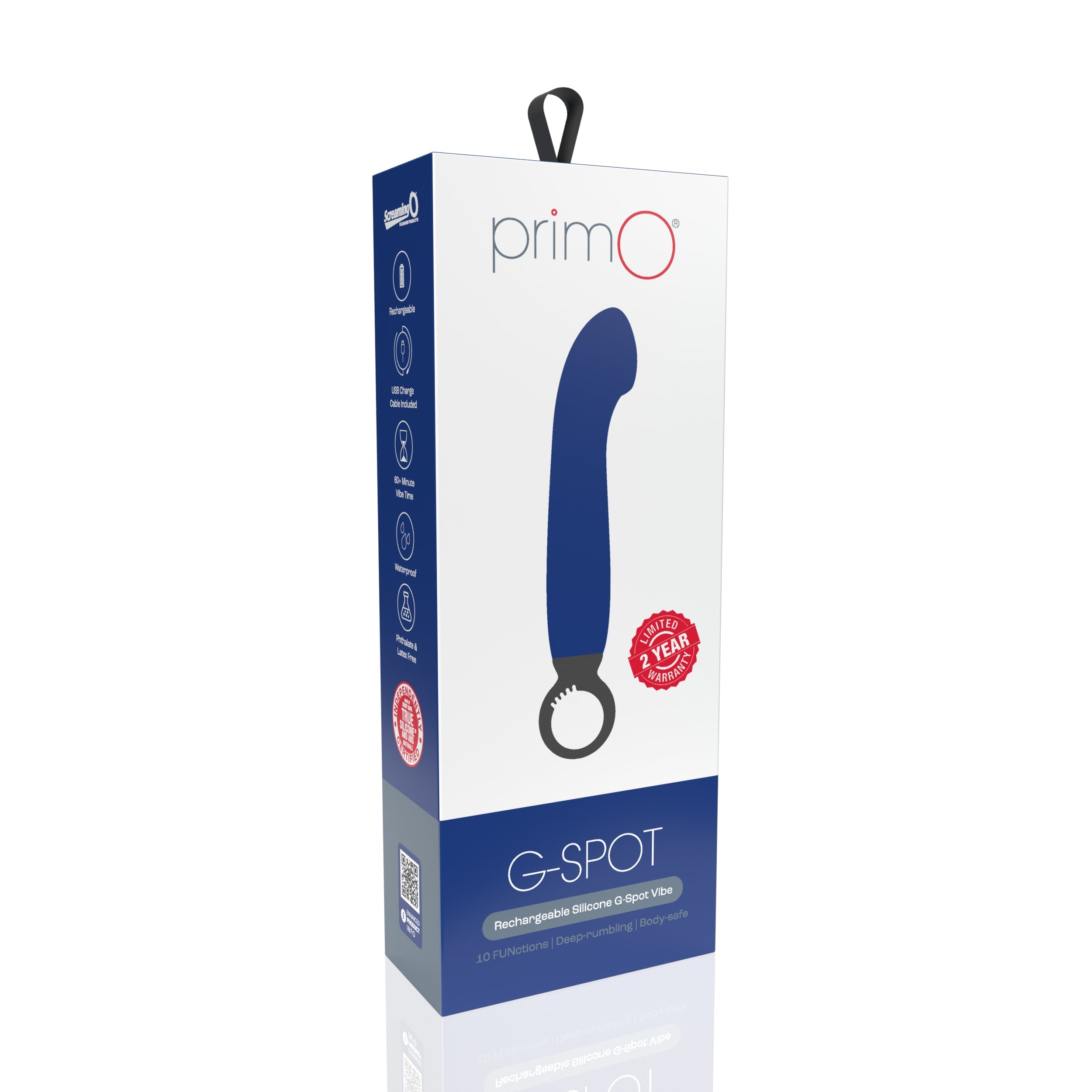 Screaming O Primo G-spot Blueberry - Fantasies Boutique