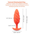 b-Vibe Swirl Texture Plug Orange
