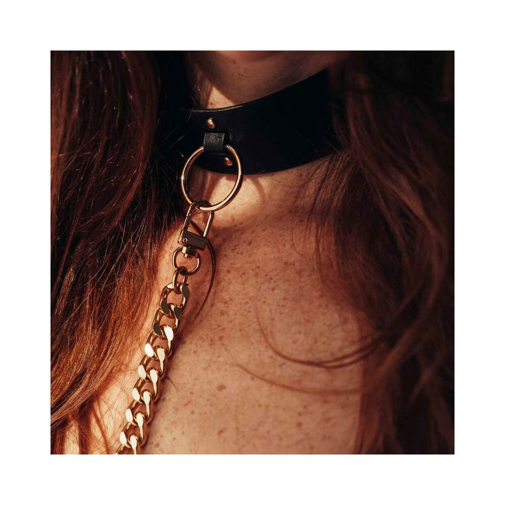 Bijoux Indiscrets Maze Choker with Leash - Fantasies Boutique