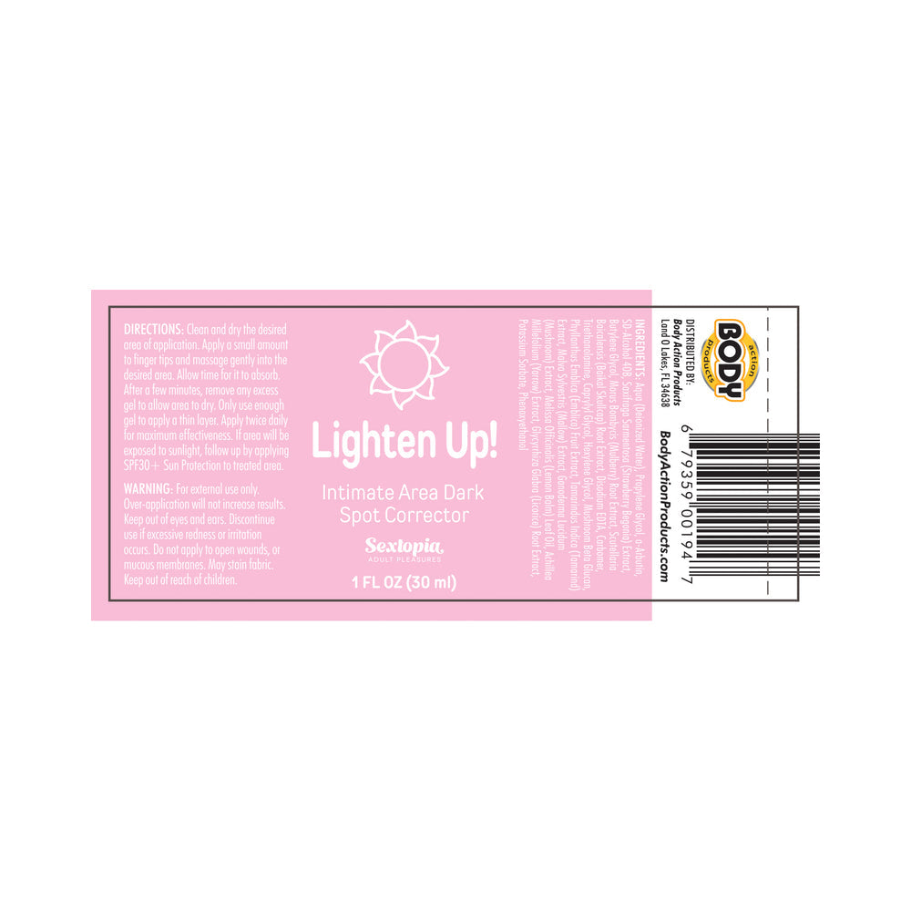 Sextopia Lighten Up Dark Spot Corrector Gel 1 oz. Bottle
