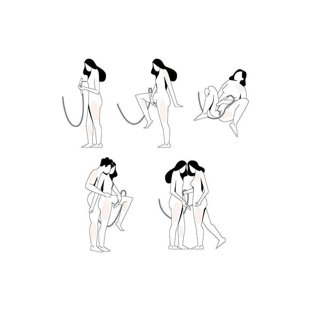 Womanizer Wave Shower Head Masturbator White - Fantasies Boutique