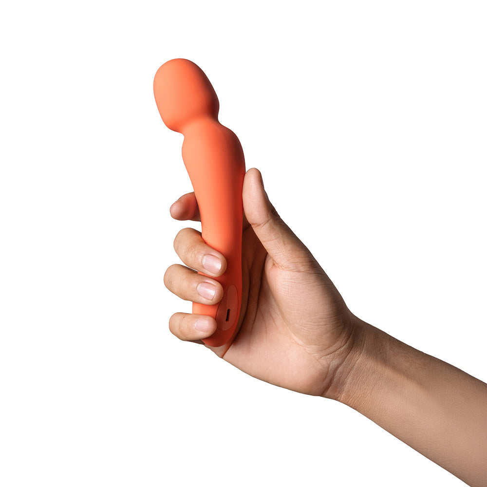 Dame Min Mini Wand Vibrator Papaya