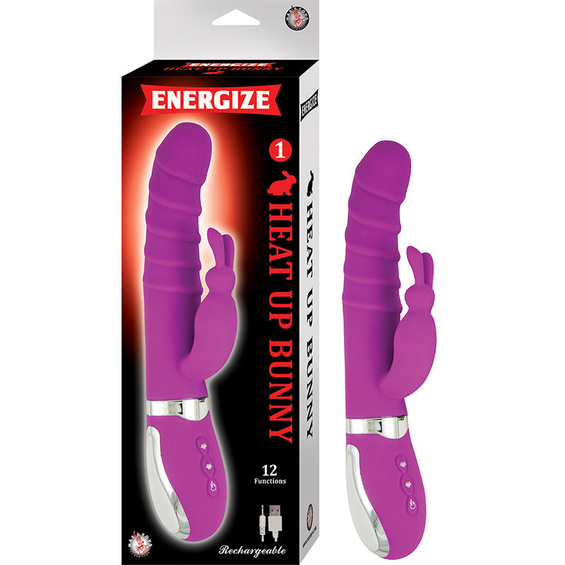 Energize Heat Up Bunny 1 Purple - Fantasies Boutique