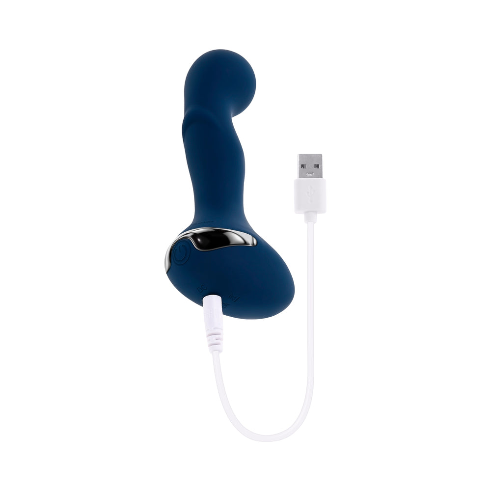 Zero Tolerance Blue Oasis Rechargeable Vibrating Prostate Vibrator Silicone Blue