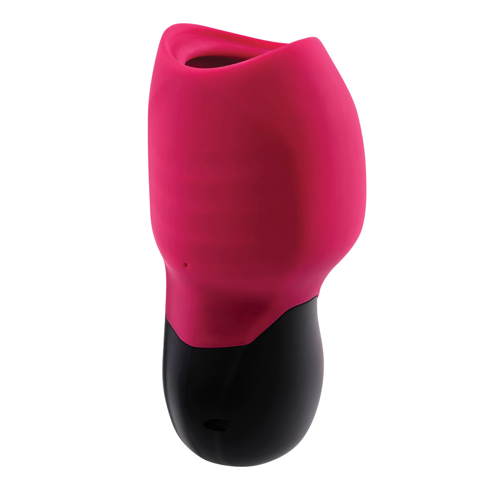 Gender X Body Kisses Rechargeable Vibrating Silicone Suction Massager Red - Fantasies Boutique