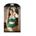 Fantasy Lingerie Curve Nadine Longline Contour Cup Bra & High-Waist Panty Emerald 3XL/4XL - Fantasies Boutique
