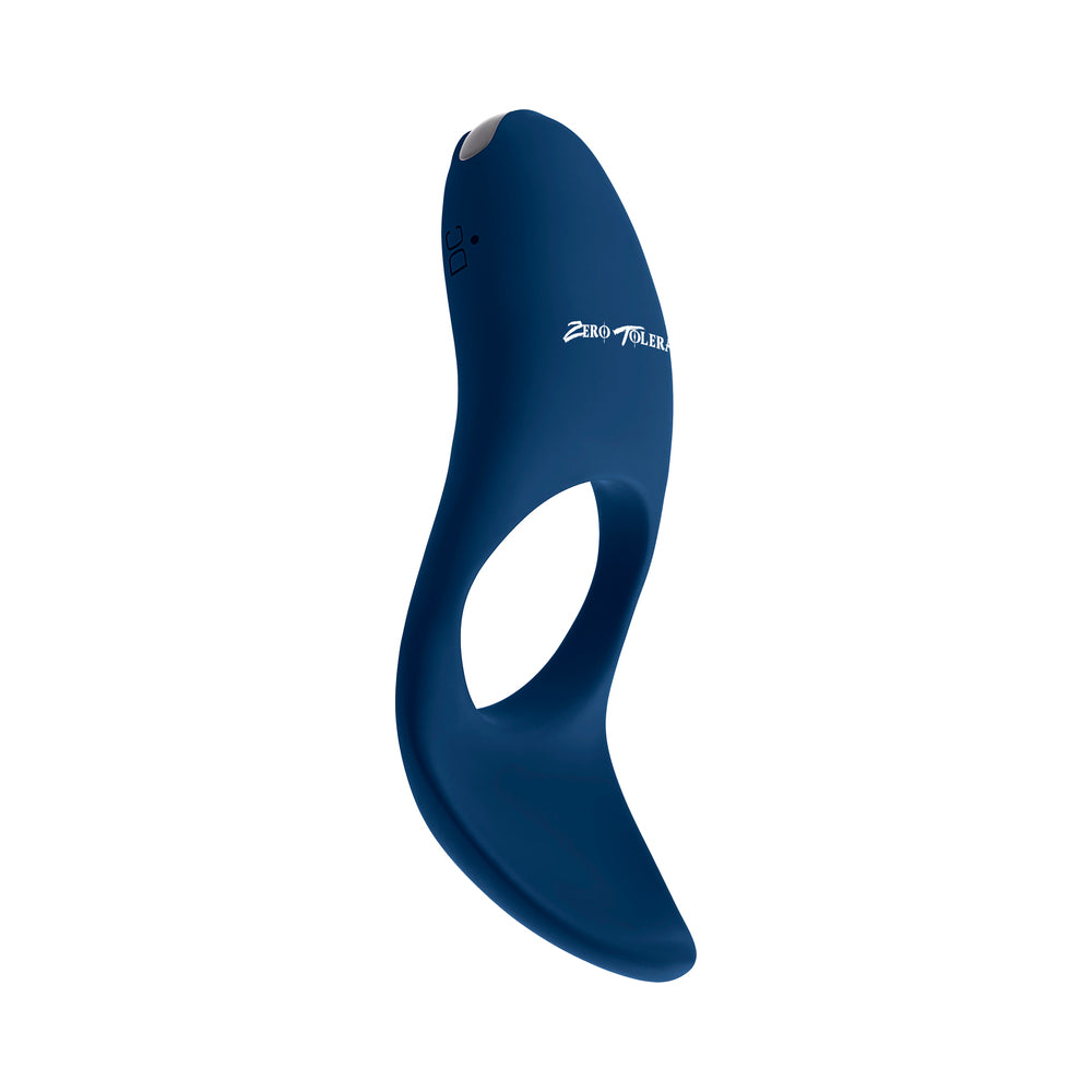 Zero Tolerance Cup 'Em Rechargeable Ball Cup C-Ring Silicone Blue - Fantasies Boutique