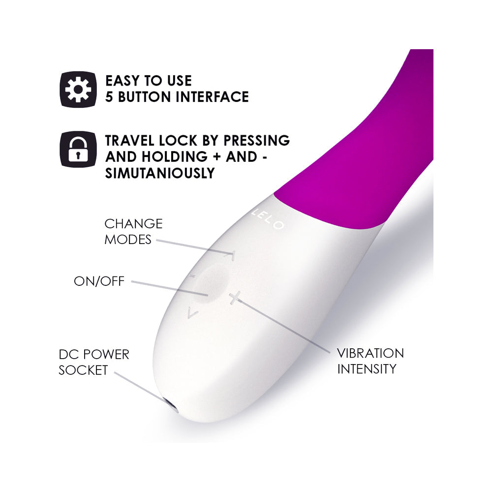 LELO MONA WAVE Rechargeable G-Spot Vibrator Deep Rose - Fantasies Boutique
