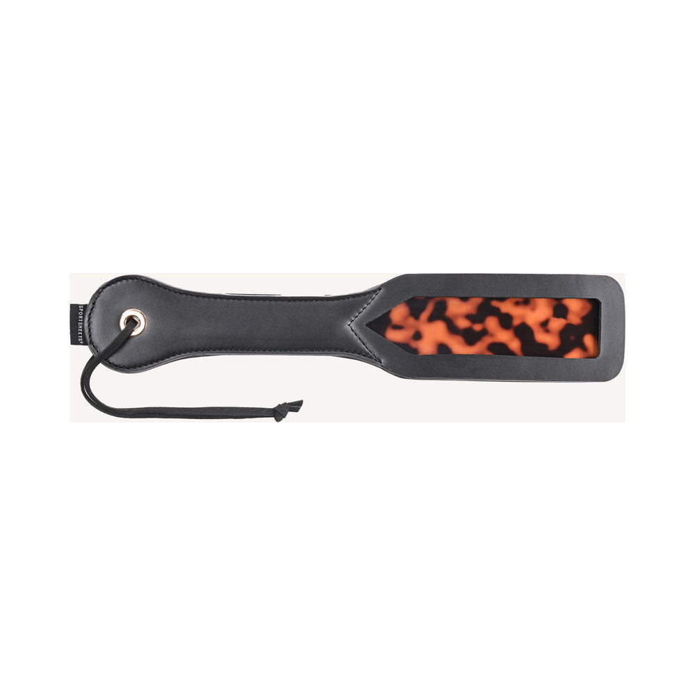 Sincerely, Sportsheets Amber Layered Spanker Tortoiseshell - Fantasies Boutique