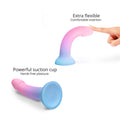 Love to Love Dildolls Utopia 7 in. Silicone Dildo Gradient Pastels - Fantasies Boutique