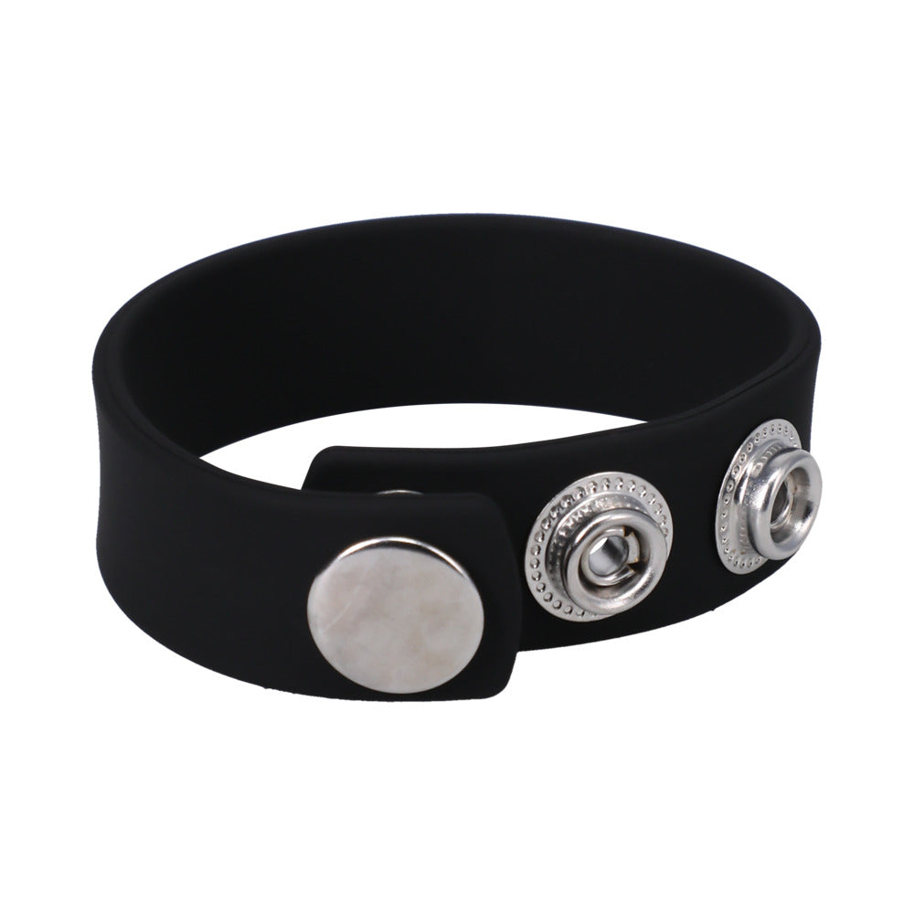 Rock Solid Silaflex 3-Snap (Adjustable) Black - Fantasies Boutique