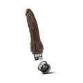 Dr. Skin Vibe 7 Realistic 8.5 in. Vibrating Dildo Brown - Fantasies Boutique