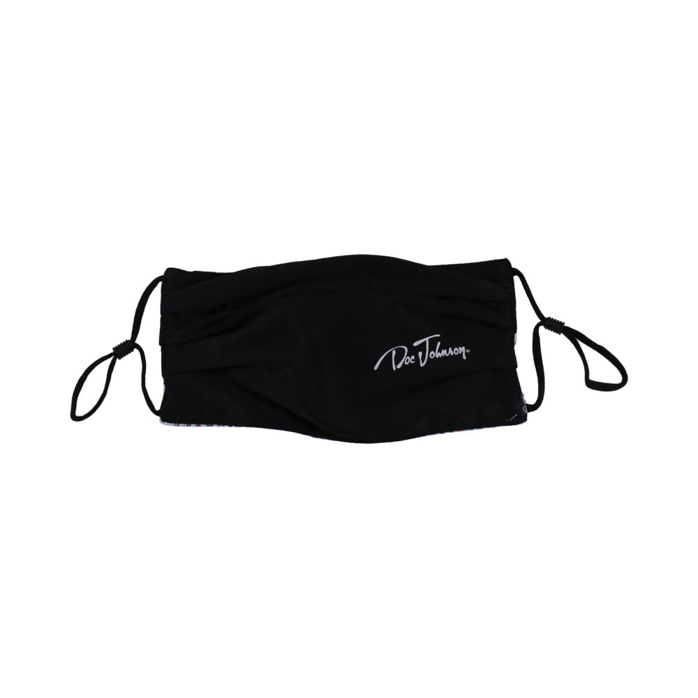 DJ Reversible & Adjustable Face Mask Blue Toy Pattern - Fantasies Boutique