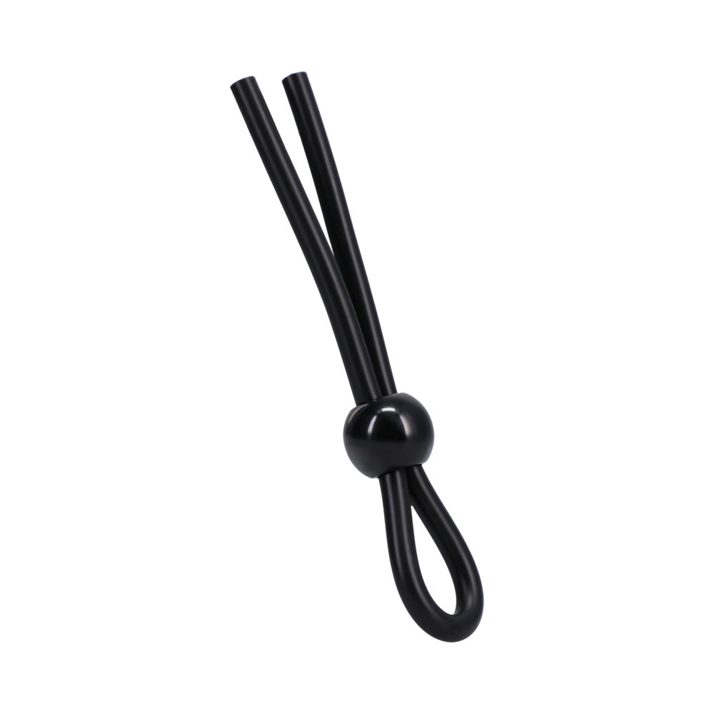 Rock Solid The Lasso/Bolo Single Lock Adjustable Black - Fantasies Boutique