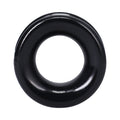 Rock Solid Convex Black C Ring in a Clamshell - Fantasies Boutique
