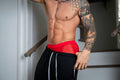 Male Power Mesh 2.0 Mini Short Red XL