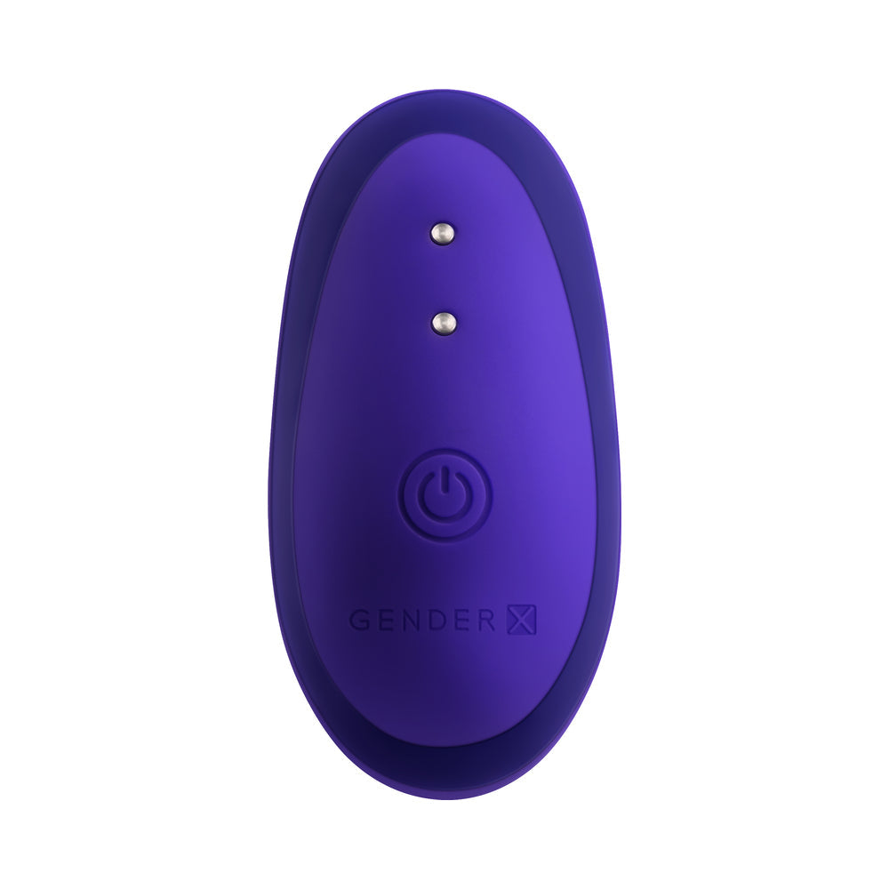 Gender X Anybody's Plug Rechargeable Plug Silicone Purple - Fantasies Boutique