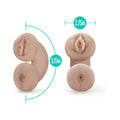 Blush M for Men Soft + Wet Double Trouble Glow in the Dark Self-Lubricating Stroker Beige - Fantasies Boutique
