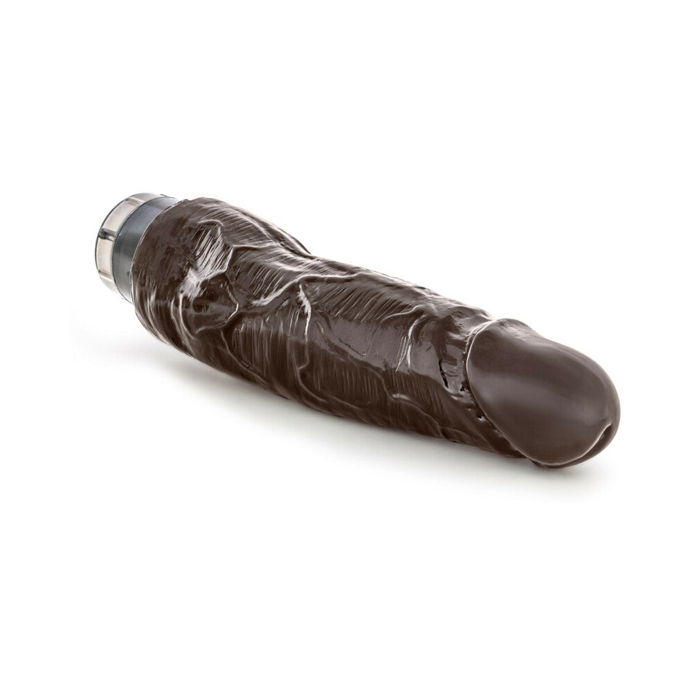 Dr. Skin Vibe 14 Realistic 8 in. Vibrating Dildo Brown - Fantasies Boutique