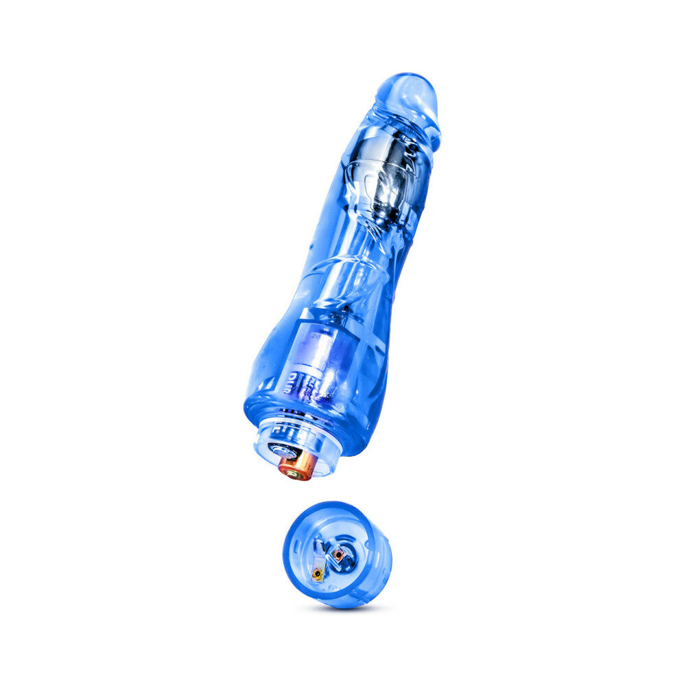 Naturally Yours Fantasy Vibe Realistic 8.5 in. Vibrating Dildo Blue - Fantasies Boutique