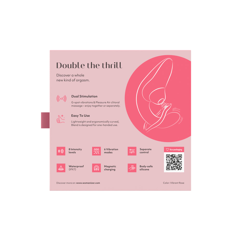 Womanizer Blend Vibrant Rose - Fantasies Boutique