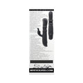 Evolved Ringmaster Rechargeable Dual Stim Vibe Silicone Black - Fantasies Boutique
