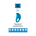 ROMP Juke Rechargeable Silicone Vibrating Penis Ring Light Blue