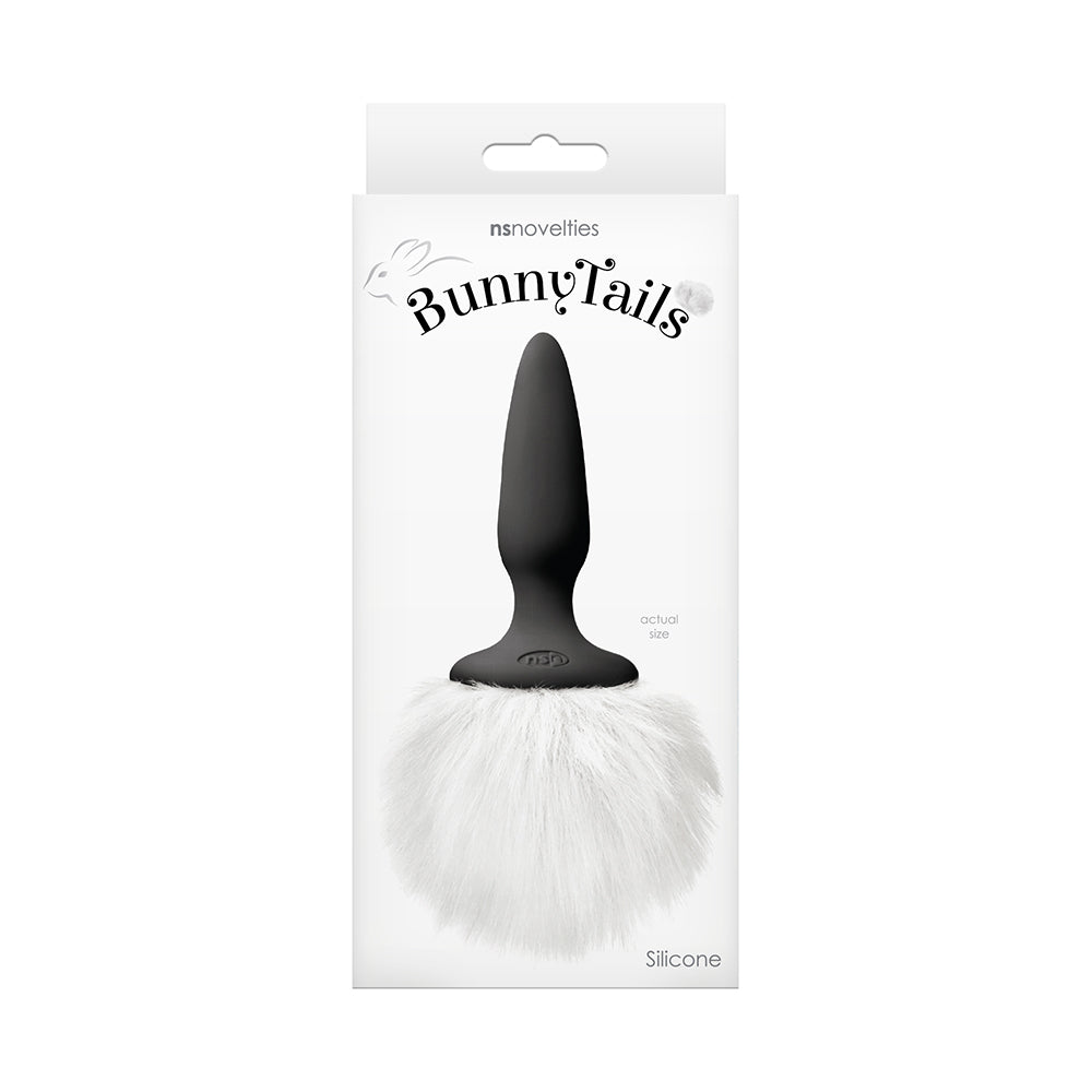 Bunny Tails Plug Mini White Fur - Fantasies Boutique