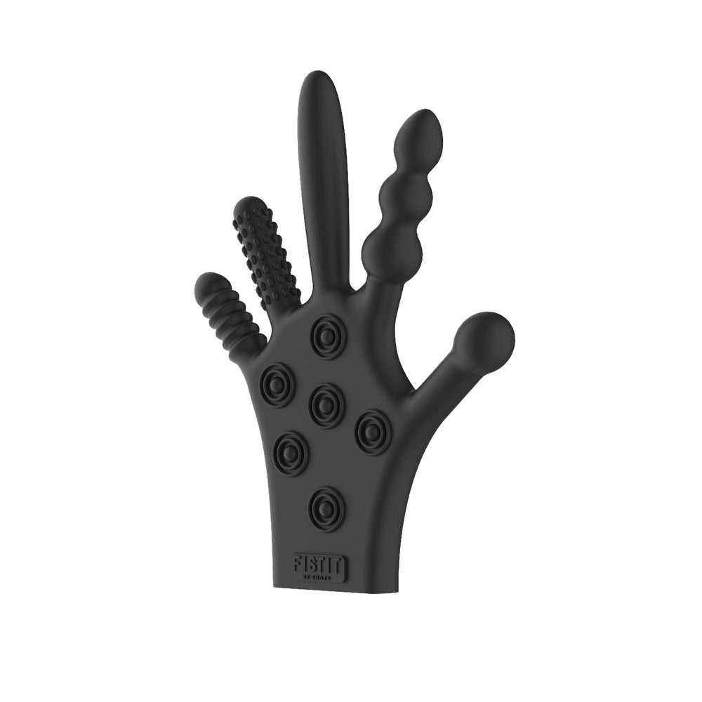 Shots Fist It Silicone Stimulation Glove Black - Fantasies Boutique