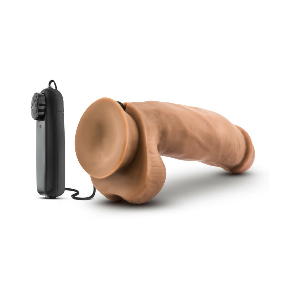 Loverboy MMA Fighter Remote-Controlled 7 in. Vibrating Dildo with Balls Tan - Fantasies Boutique