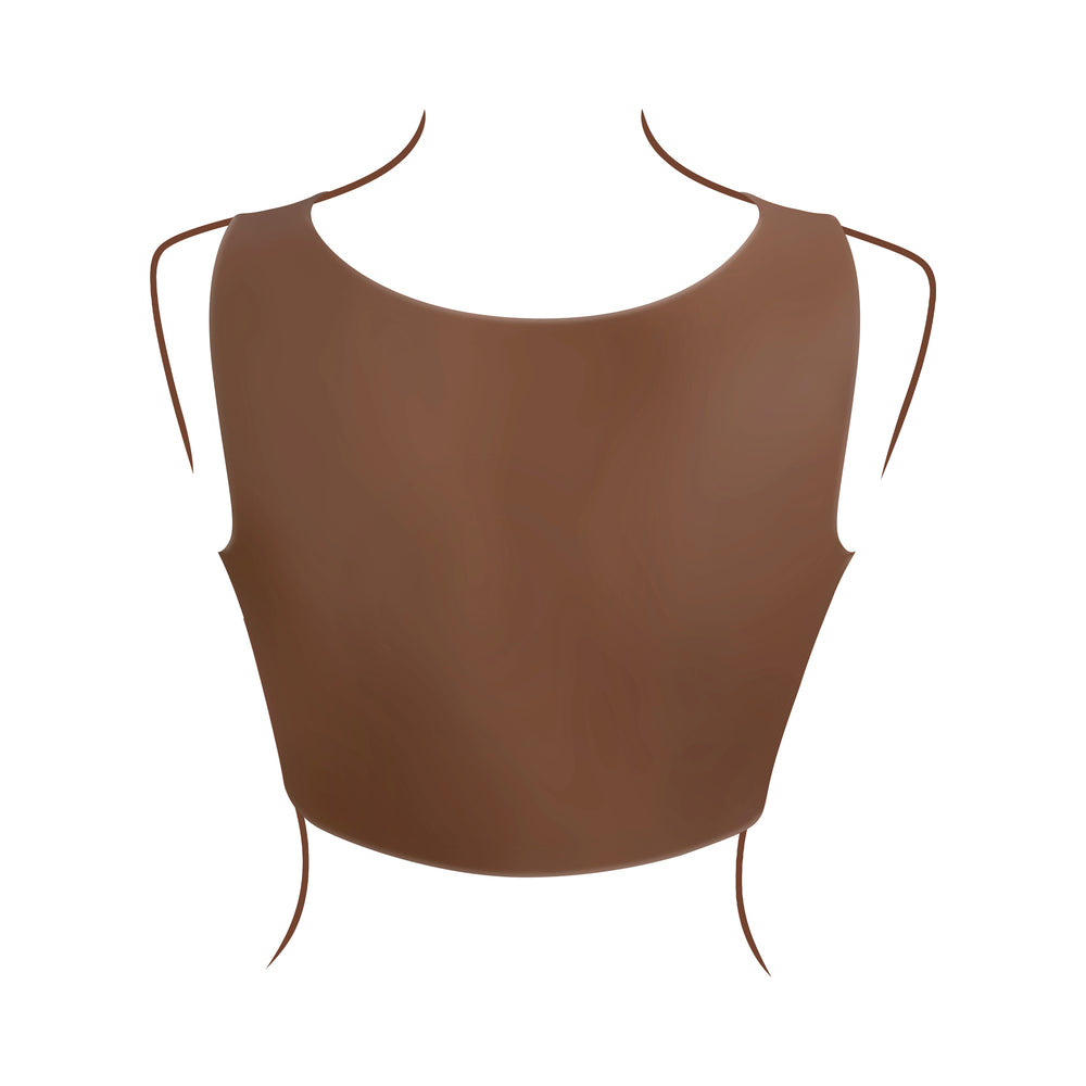 Gender X Undergarments Plate E-Cup Silicone Dark - Fantasies Boutique