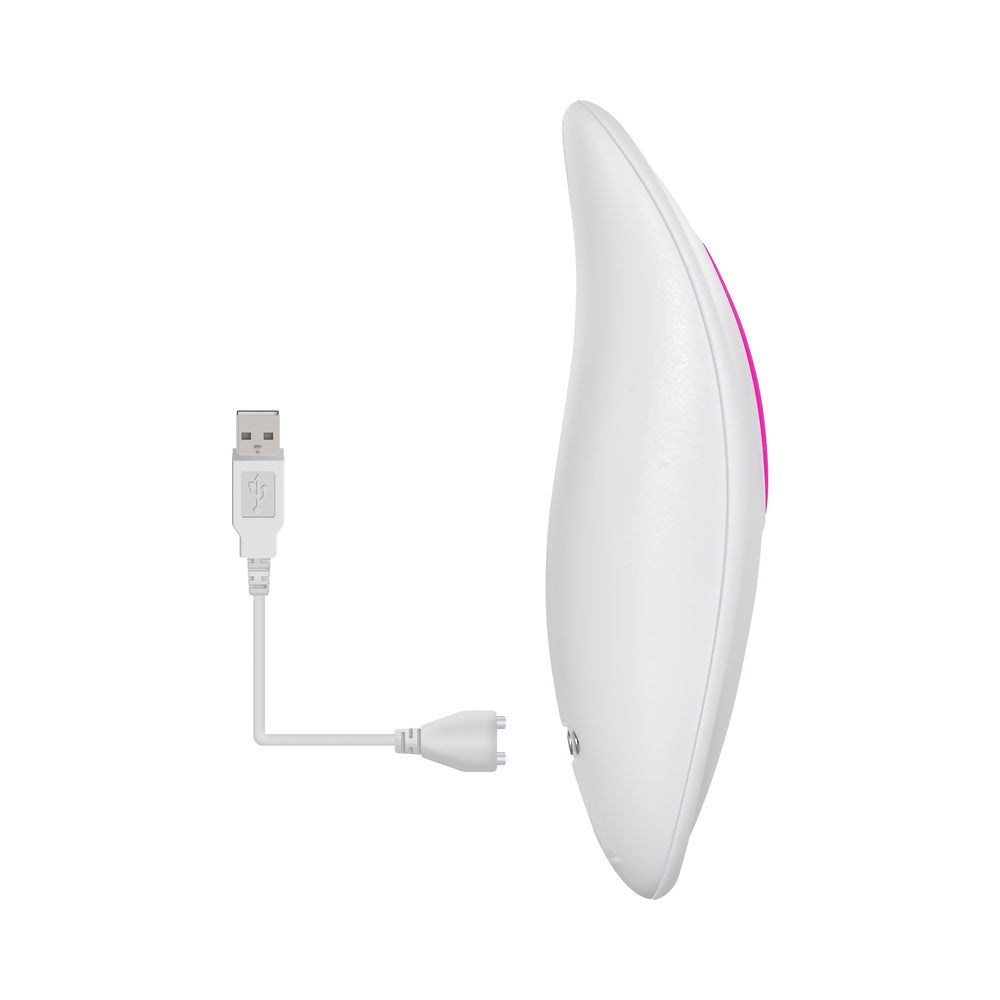 Adam & Eve Rechargeable Remote-Controlled Silicone Dual Entry Vibrator Pink - Fantasies Boutique