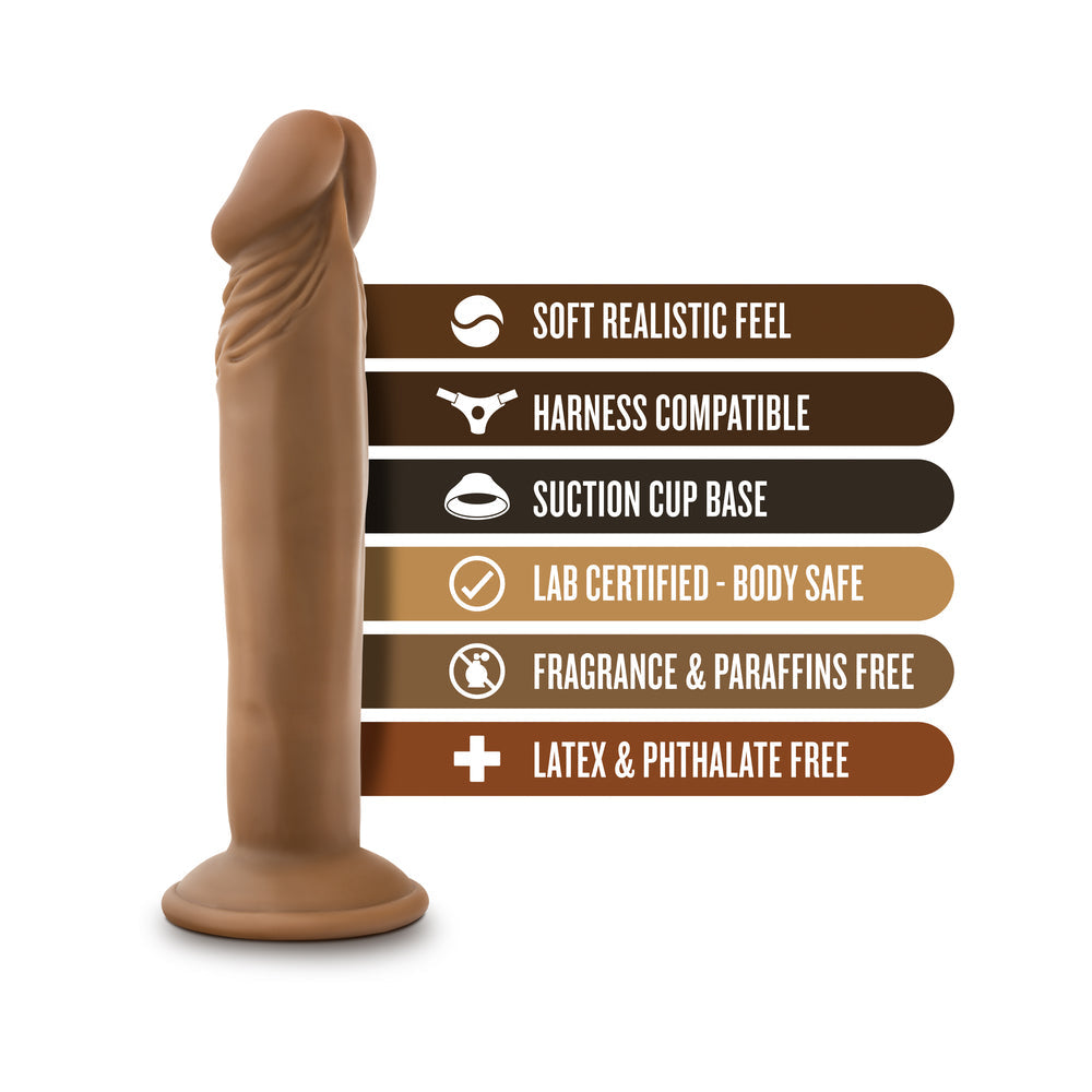 Dr. Skin Small Realistic 6.5 in. Dildo Tan