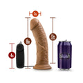 Dr. Skin Dr. Joe Realistic 8 in. Vibrating Dildo Tan - Fantasies Boutique