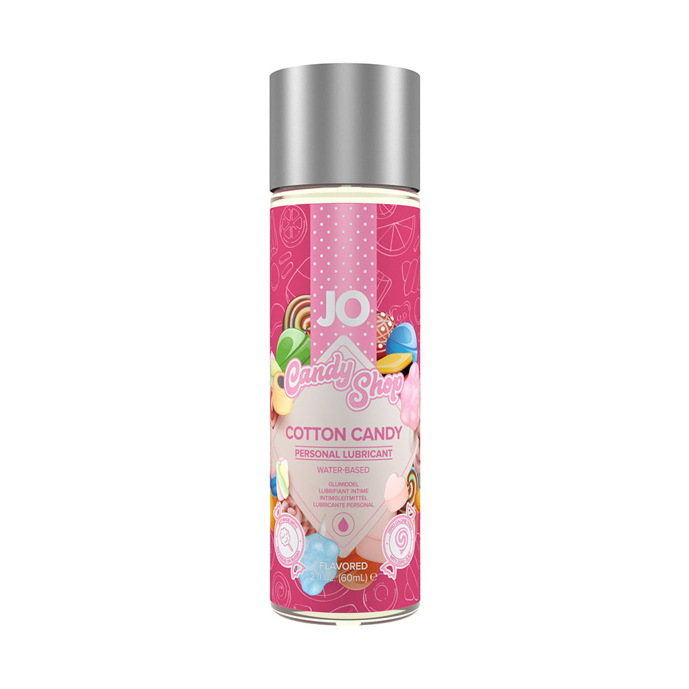 JO Candy Shop Cotton Candy Flavored Water-Based Lubricant 2 oz. - Fantasies Boutique